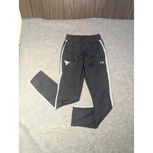Under Armour Project Rock Mens Terry Joggers Pants Sz S Black